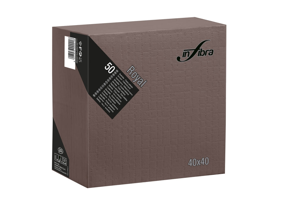 SERVIETTE 40x40 4P ROYAL – Serviettes Jetables – HygiRéa