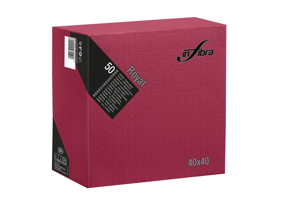 SERVIETTE 40x40 4P ROYAL – Serviettes Jetables – HygiRéa