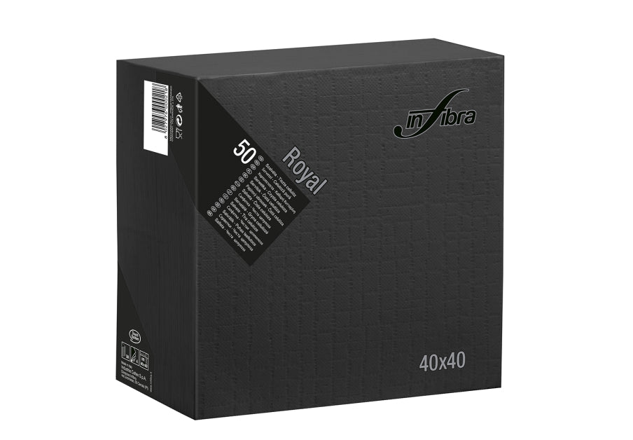 SERVIETTE 40x40 4P ROYAL – Serviettes Jetables – HygiRéa