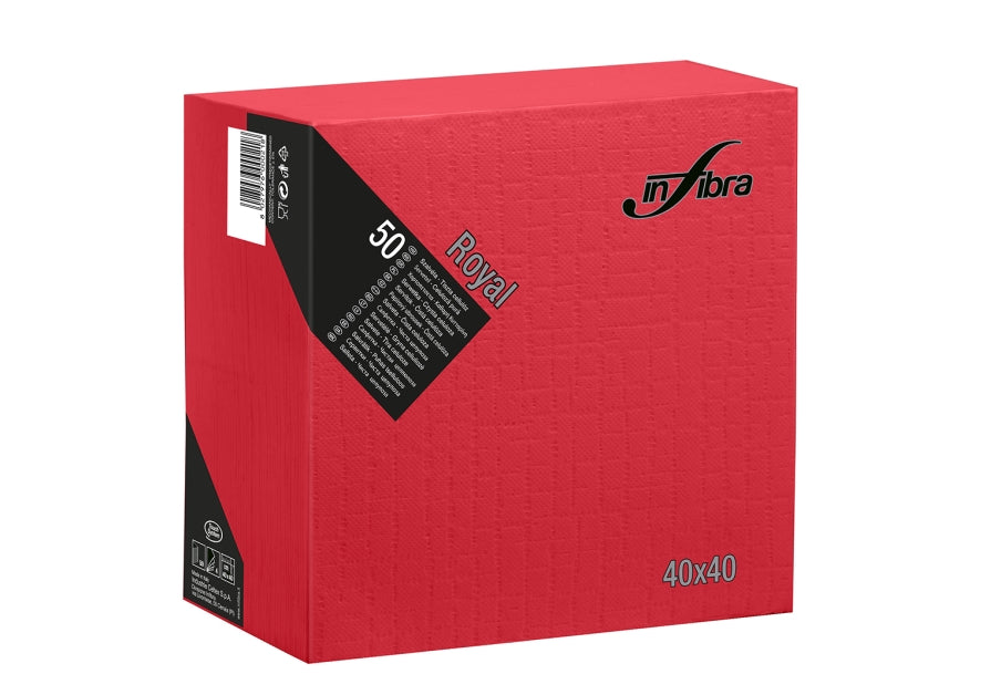 SERVIETTE 40x40 4P ROYAL – Serviettes Jetables – HygiRéa