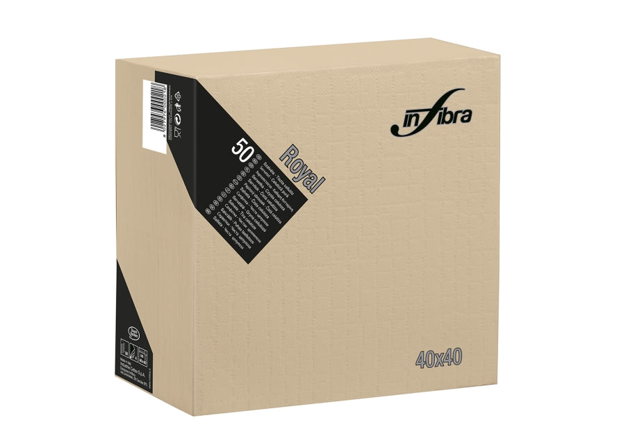 SERVIETTE 40x40 4P ROYAL – Serviettes Jetables – HygiRéa