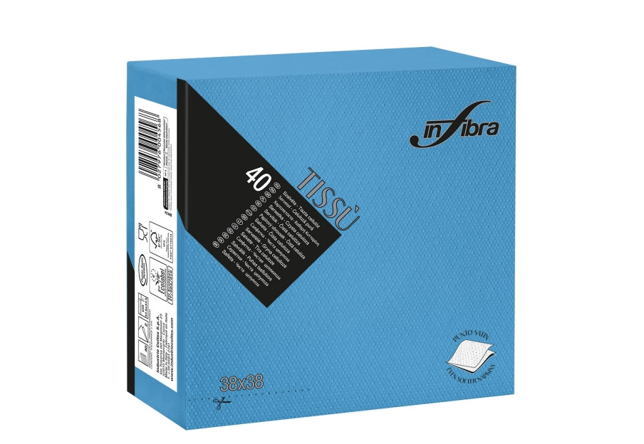 SERVIETTE 38x38 2P TISSU – Serviettes Jetables – HygiRéa