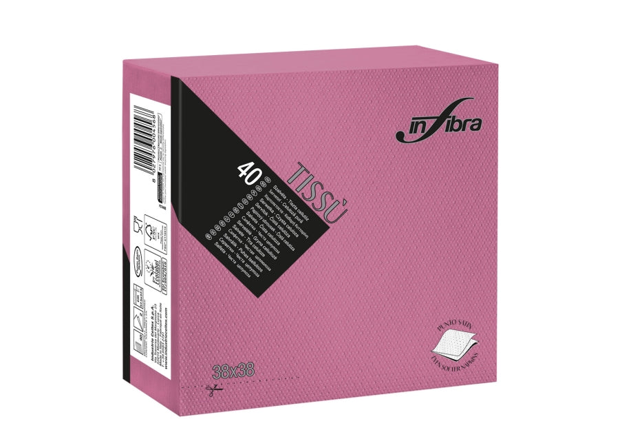 SERVIETTE 38x38 2P TISSU – Serviettes Jetables – HygiRéa