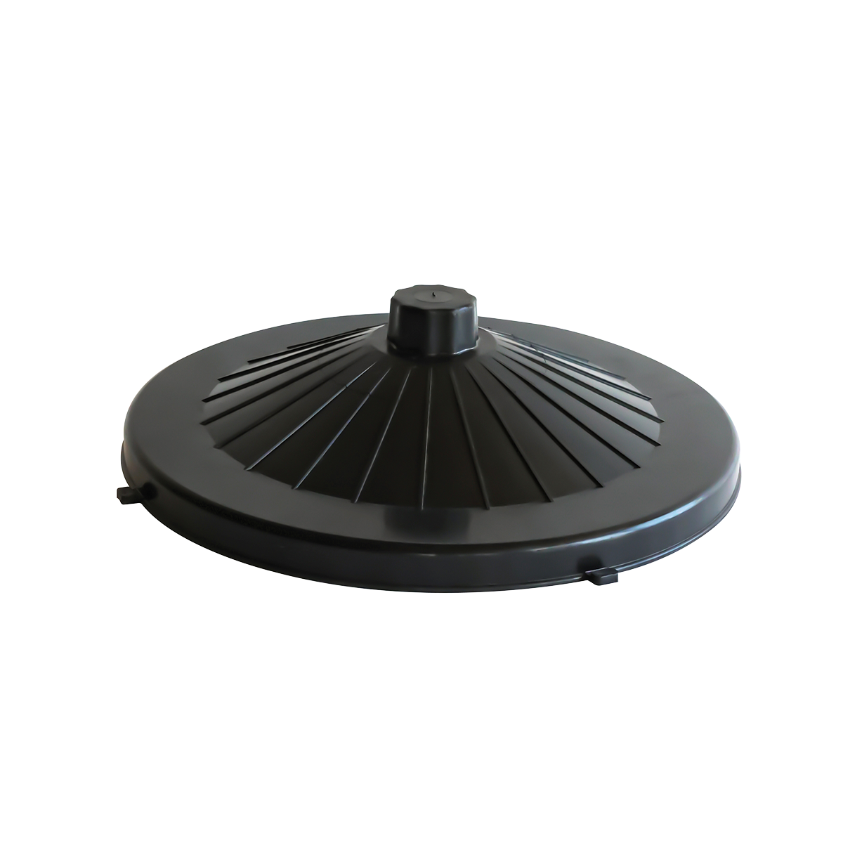 COUV POUBELLE ECO 80L NOIR – Poubelle ronde – HygiRéa