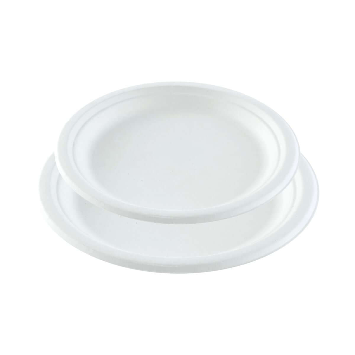 Assiettes fibre végétale – Assiettes Jetables – HygiRéa