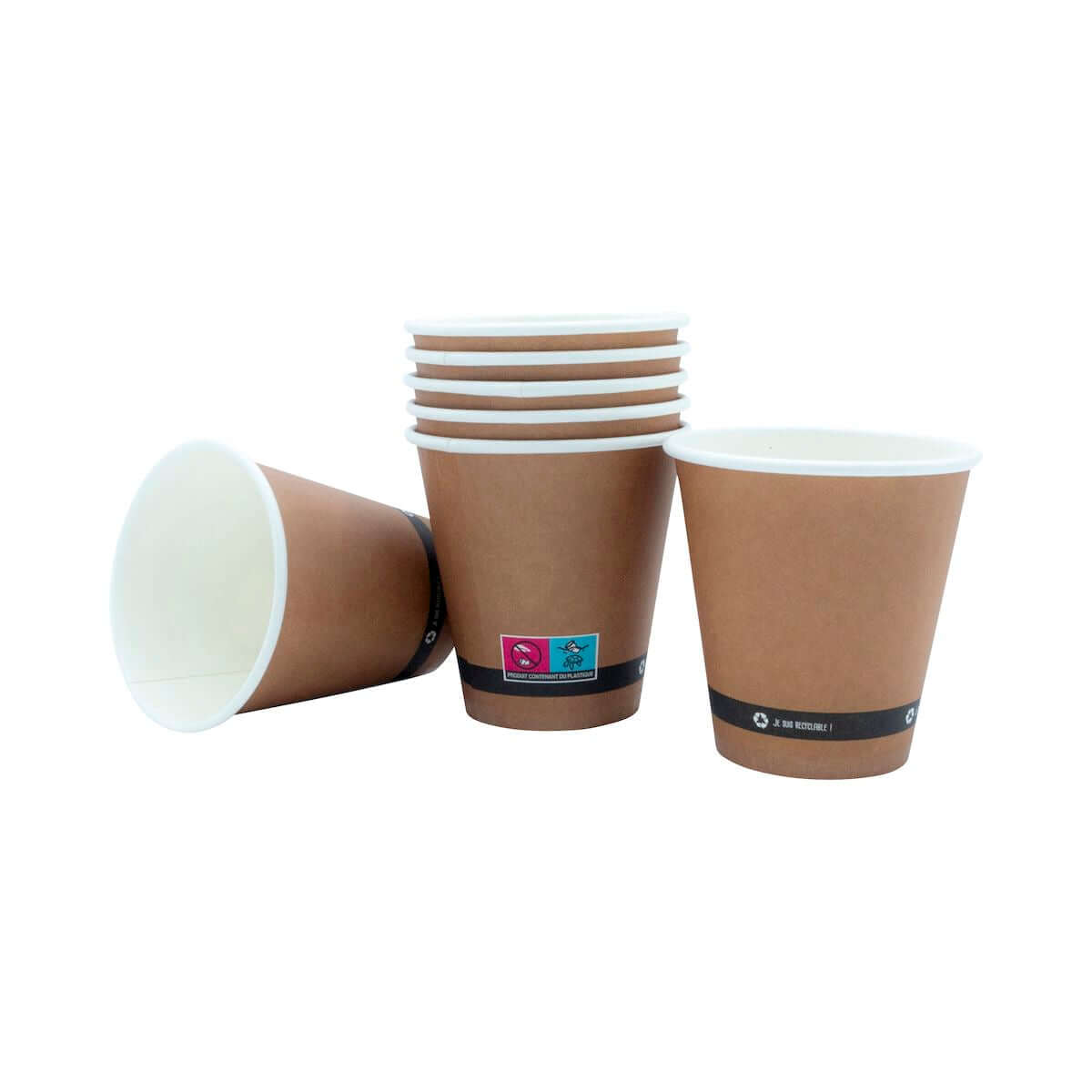 Gobelets Kraft – Gobelets Jetables – HygiRéa