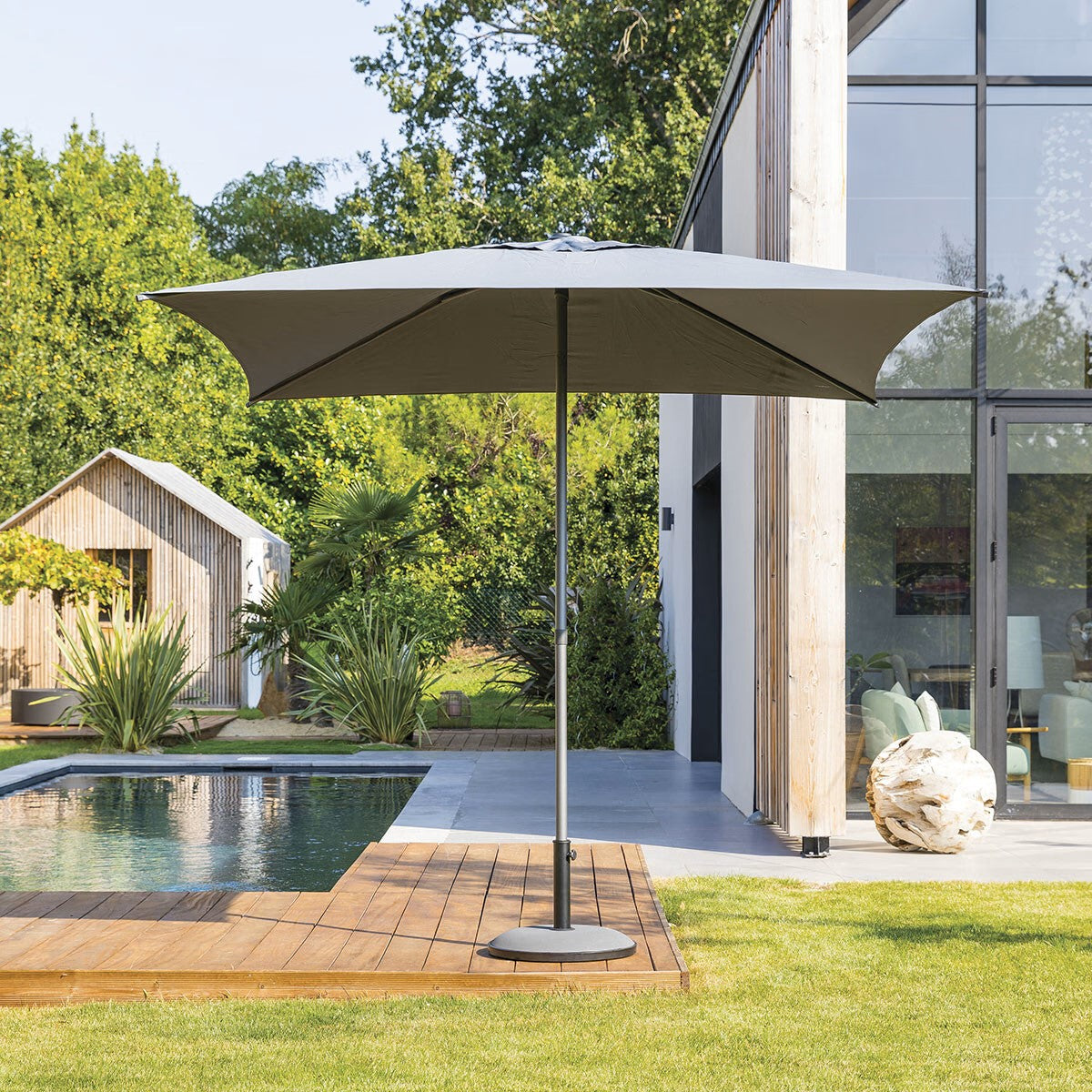 Parasol Droit Soya 2.5x2.5m – Parasols – HygiRéa