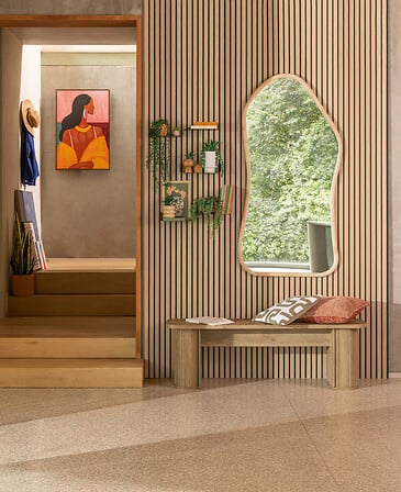PANNEAU ACOUSTIQUE EFFET BOIS NATUREL