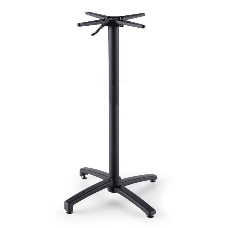 PIED POUR TABLE AVEC SYSTEME INCLINABLE 108 CM EN ALUMINIUM - NOIR