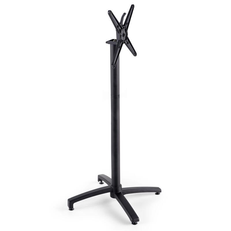 PIED POUR TABLE AVEC SYSTEME INCLINABLE 108 CM EN ALUMINIUM - NOIR
