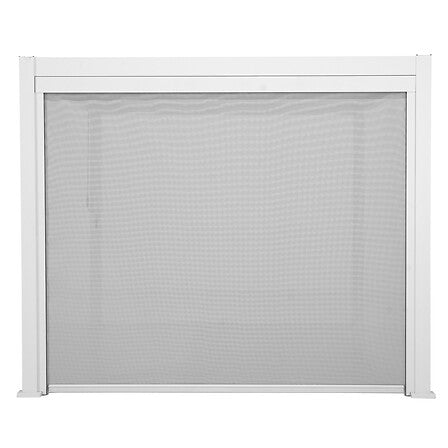 STORE 3 M POUR PERGOLA EVORA 3,6 x 6 M TEXALINE GRIS BLANC