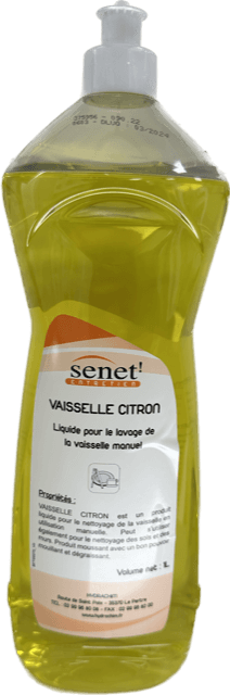 Liquide VAISSELLE CITRON - 1L – Vaisselle plonge – HygiRéa