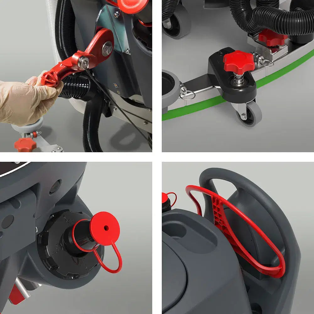 TBL6055/100T GRAPHITE AUTOLAVEUSE AUTOTRACTÉE AVEC 2 BATTERIES – Autolaveuses – HygiRéa