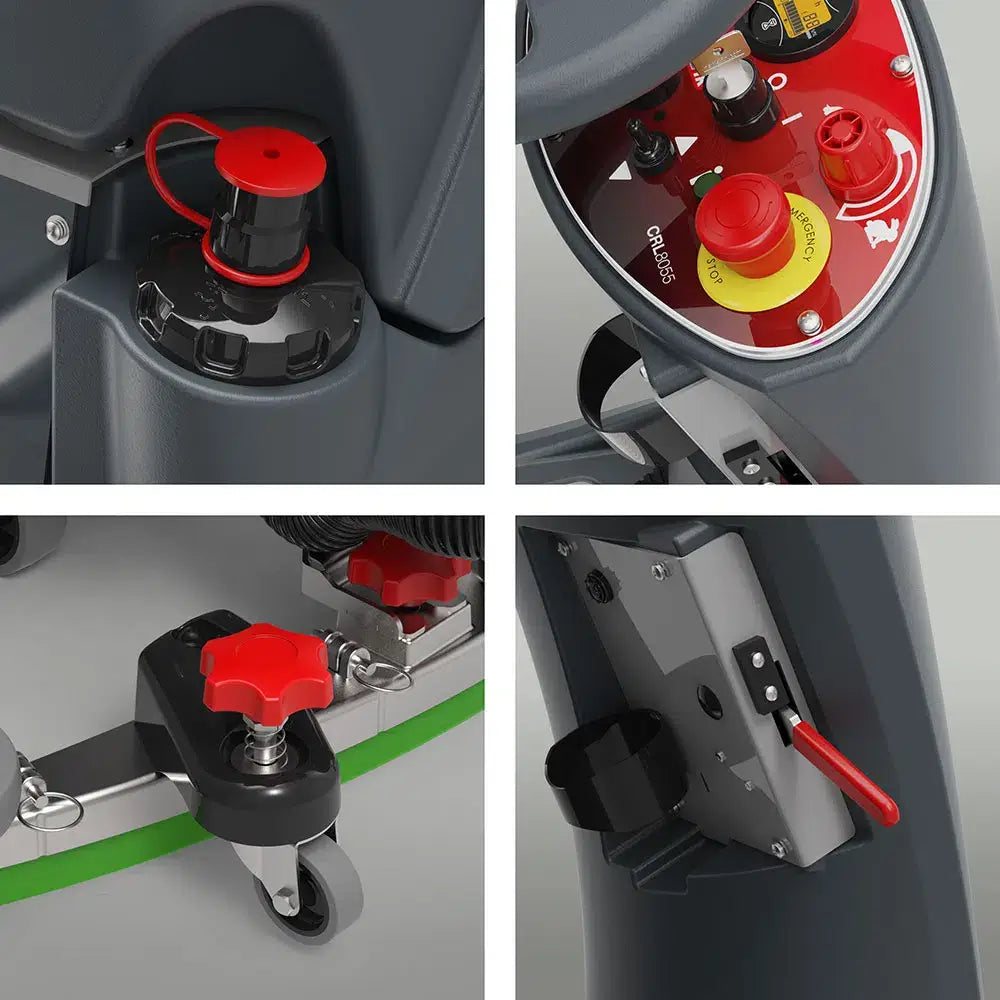 CRL8072/100T GRAPHITE AUTOLAVEUSE AUTOPORTEE AVEC 2 BATTERIE NX1K – Autolaveuses – HygiRéa