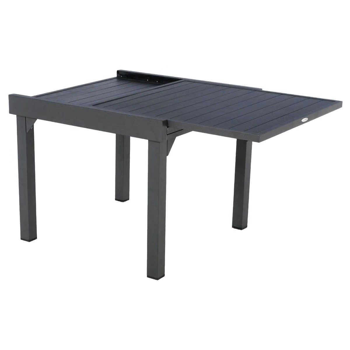 Table Piazza Extensible Plateau Aluminium – Tables Extensibles – HygiRéa