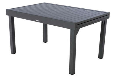 Table Piazza Extensible Plateau Aluminium – Tables Extensibles – HygiRéa