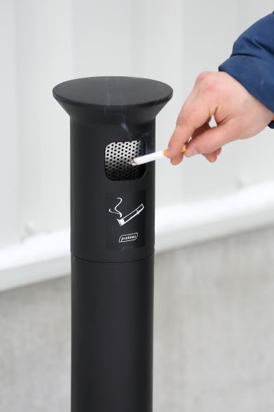 Cendrier sur pied 10L - plastique – Cendrier Plastique – HygiRéa