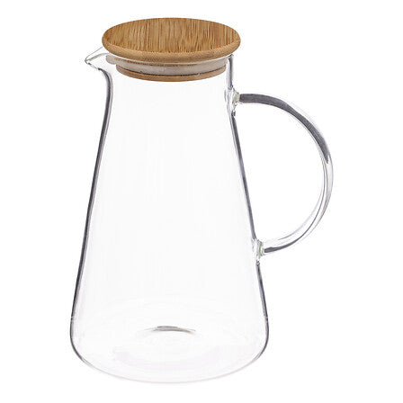 Pichet Chila 1,5 l verre avec bouchon bambou
