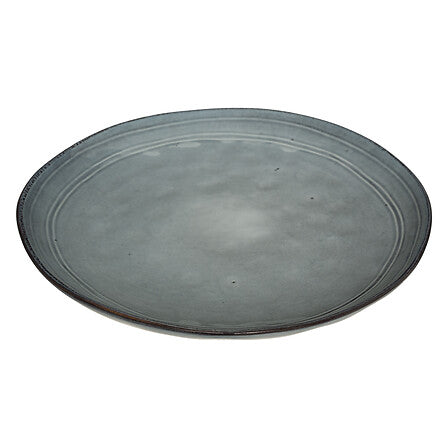 Assiette plate Flower diam 26 cm bleu