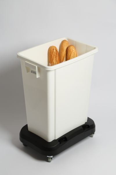 Kit Bac à ingrédients Blanc 60L sur chariot – Kit Bac – HygiRéa