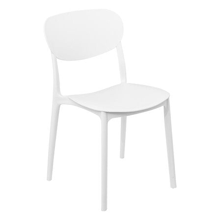 Chaise empilable Plasta plastique noir