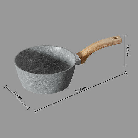 Casserole Nature 16 cm aluminium forgé