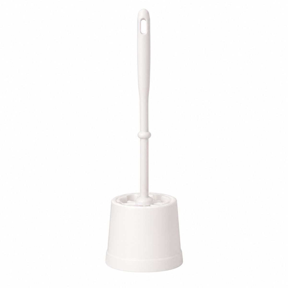 BROSSE WC AVEC SUPPORT - BLANC