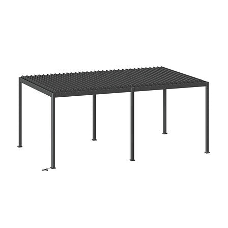 Pergola Evora Aluminium 3,6x6m Electrique – Tonnelles et Pergolas – HygiRéa