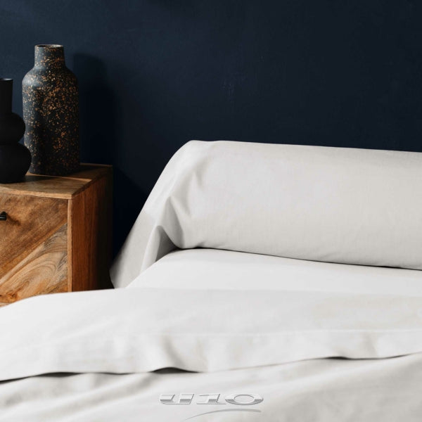 TAIE DE TRAVERSIN 85 x 185 CM UNI 57 FILS LINA – Taie d'Oreiller – HygiRéa