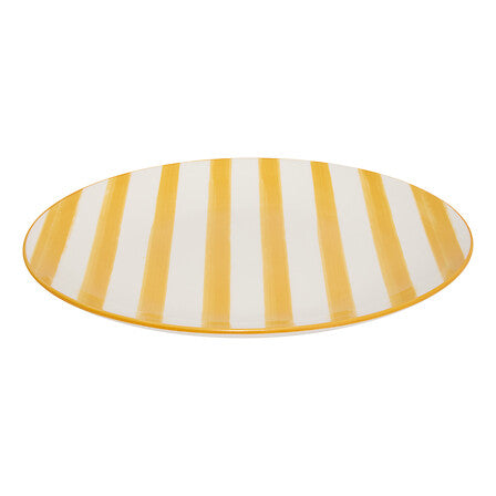 Assiette plate Charlie diam 27 cm jaune