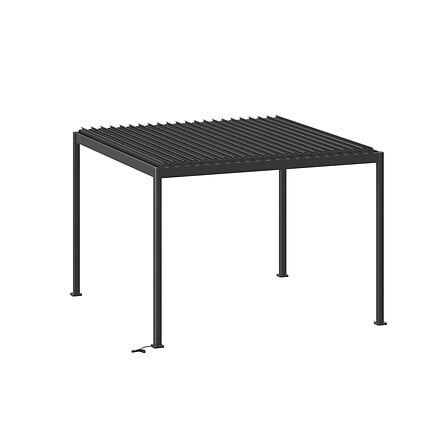 Pergola Evora Aluminium 3,6x3,6m Electrique – Tonnelles et Pergolas – HygiRéa
