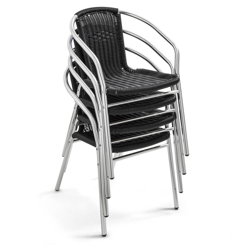 CHAISE EN ALUMINIUL ET RÉSINE - ST GERMAIN
