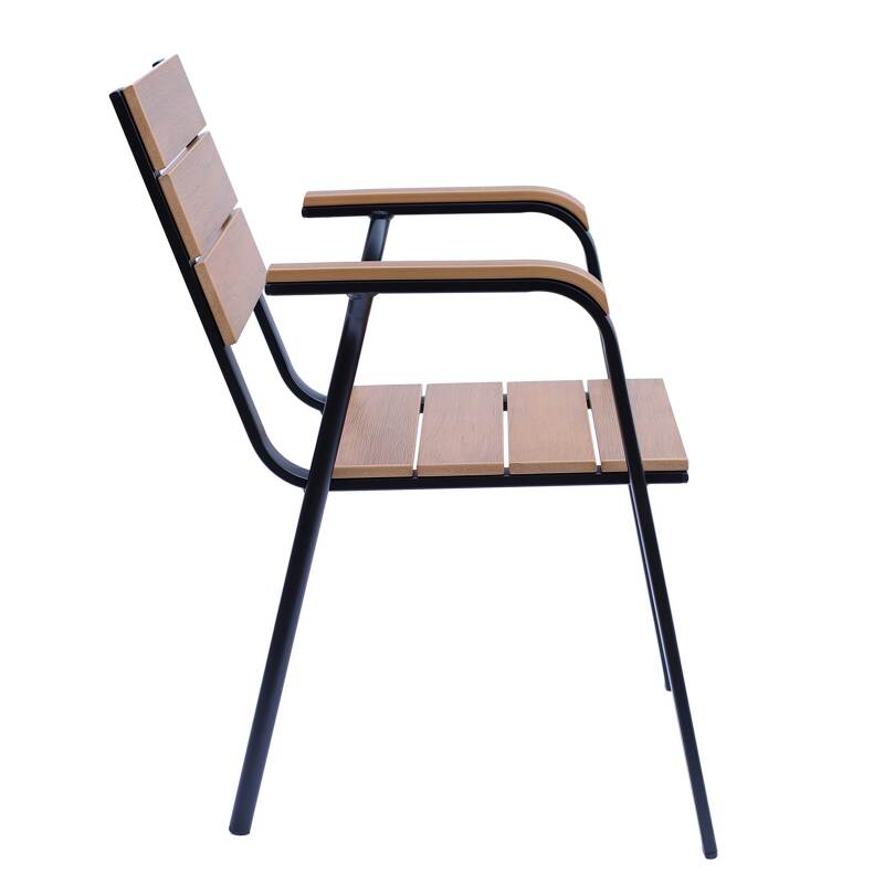CHAISE EN ALUMINIUM ET POLYWWOD - TOMAAR