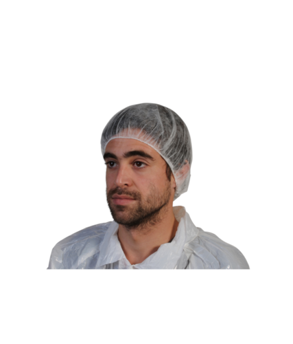 Charlotte ronde PLP non tissé blanc – Charlottes – HygiRéa