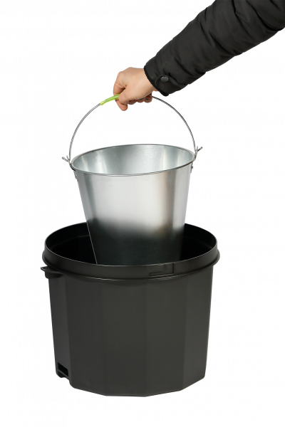 Cendrier sur pied 10L - plastique – Cendrier Plastique – HygiRéa