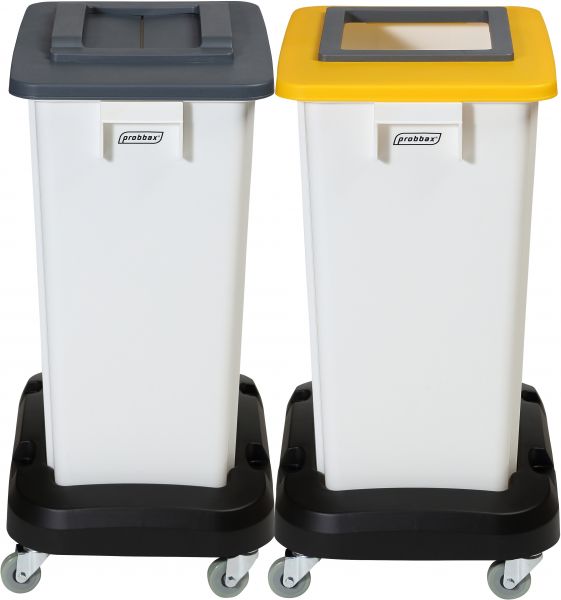 Chariot plastique – Collecteur recyclage – HygiRéa