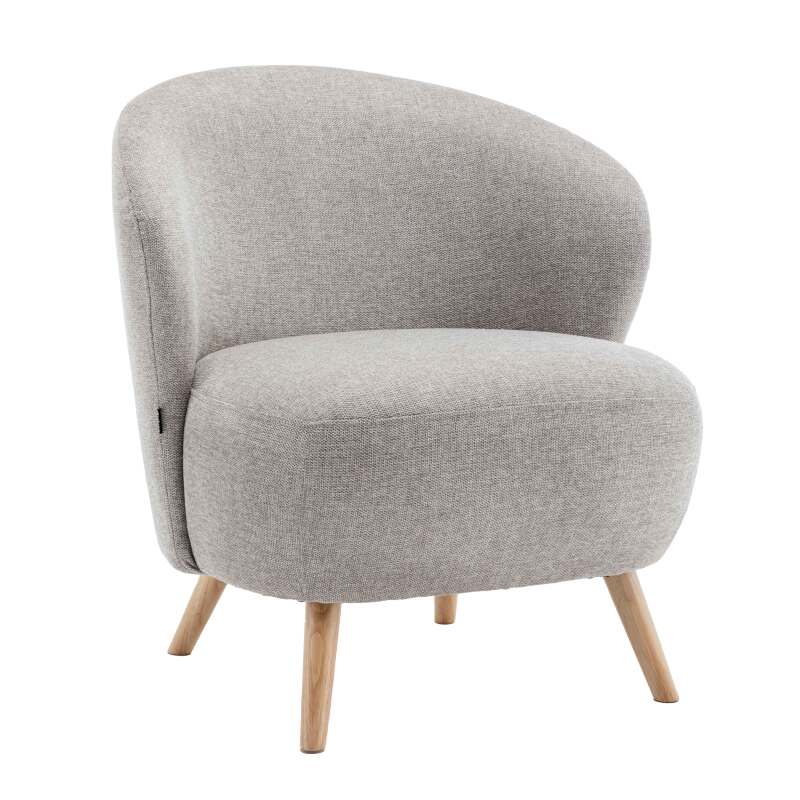 FAUTEUIL RELAX EN TISSU ET BOIS - JERY