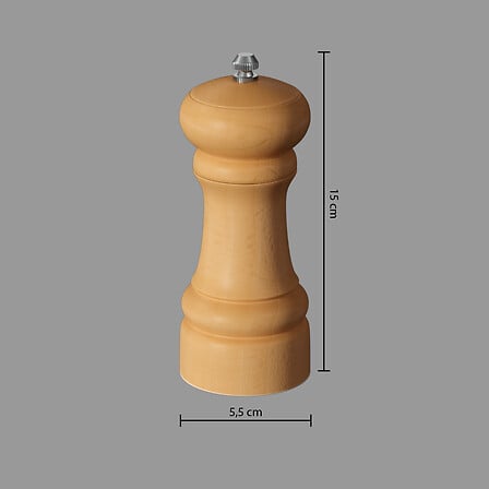 Moulin bistrot haut 14,5 cm bois