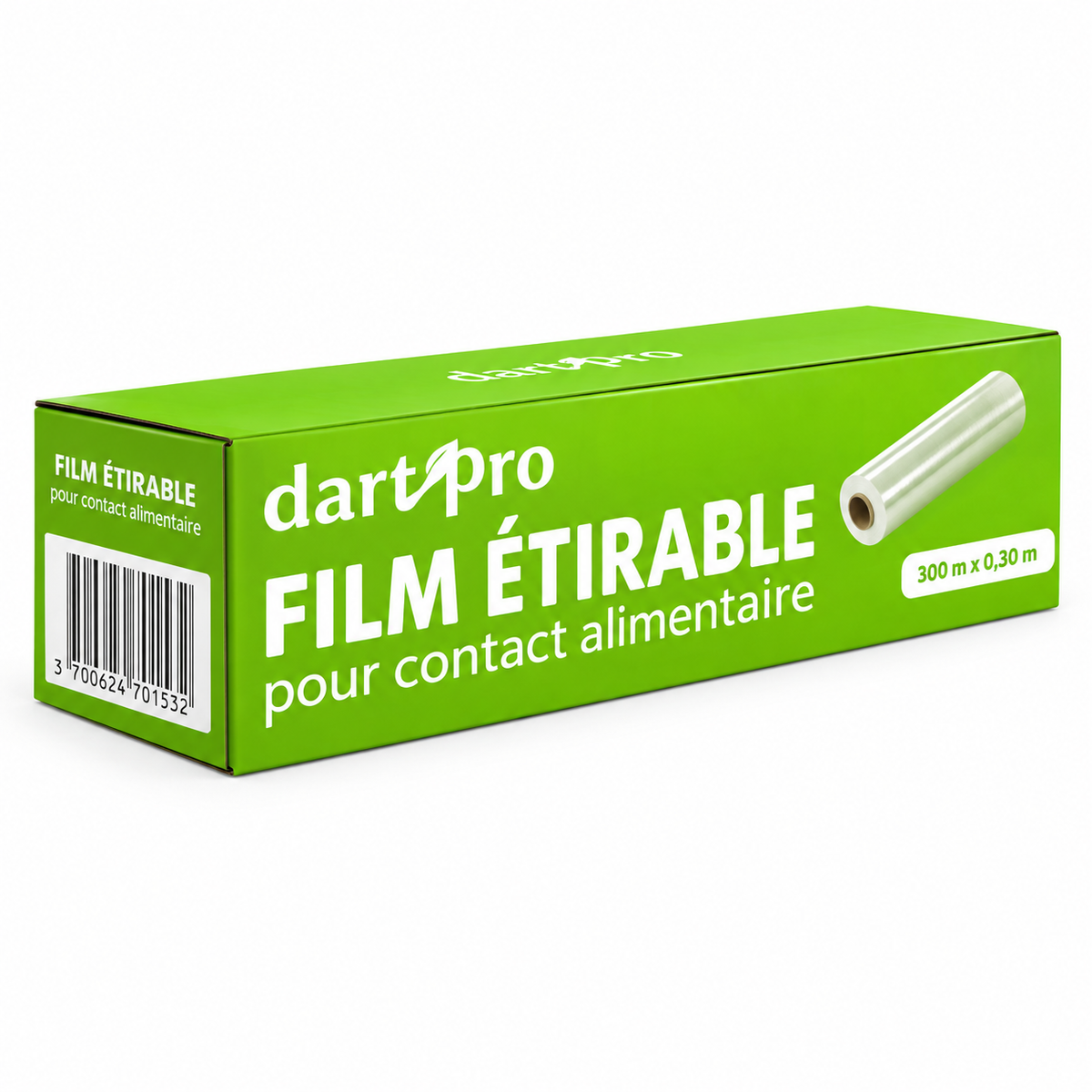 FILM ÉTIRABLE PVC EN CUTTER BOX 300 X 0.30 M