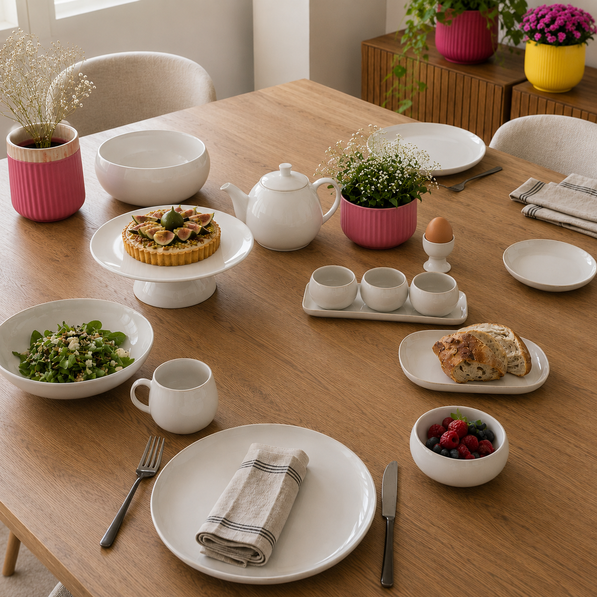 GAMME NORA – VAISSELLE EN PORCELAINE
