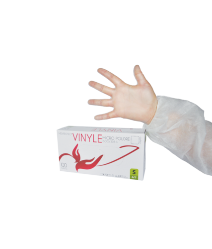 Gant Vinyle micro poudré PREMIUM – Gants Vinyle – HygiRéa