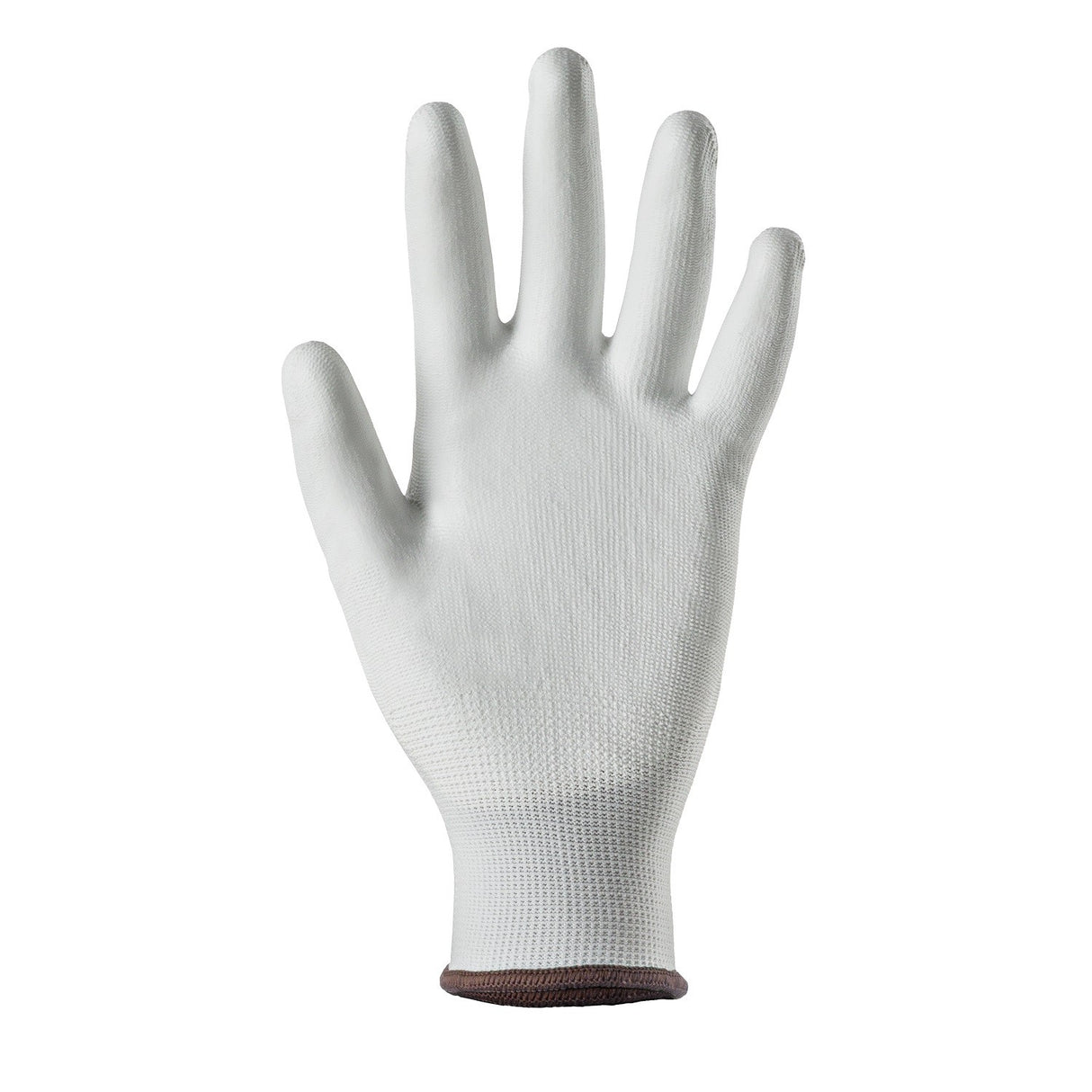 Gant nylon tricoté blanc enduit polyuréthane paume et doigts – Gants Multiusages – HygiRéa