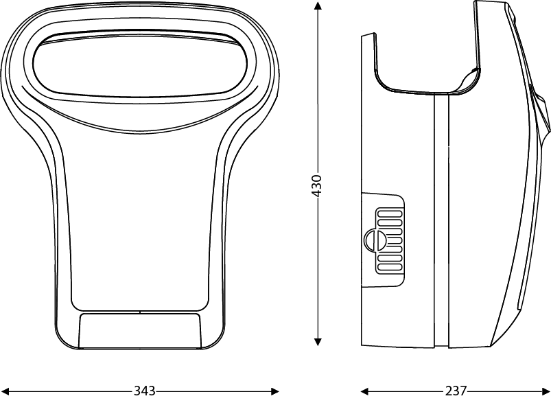 Sèche-mains – EXP’AIR blanc – Sèche Mains – HygiRéa