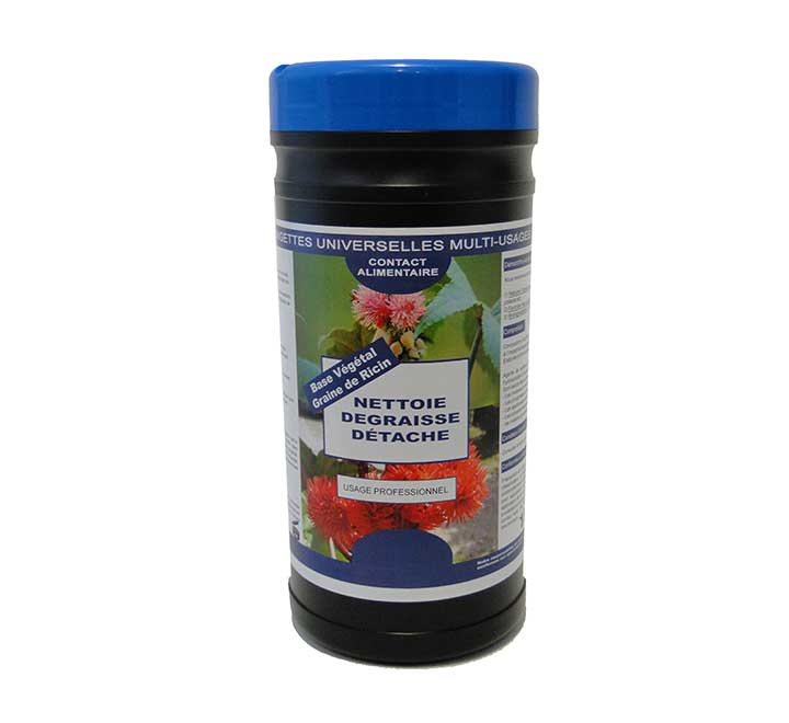 LINGETTES IMPRÉGNÉES SPÉCIALES DÉTACHANTES MULTI-SURFACES - BOÎTE DE 80