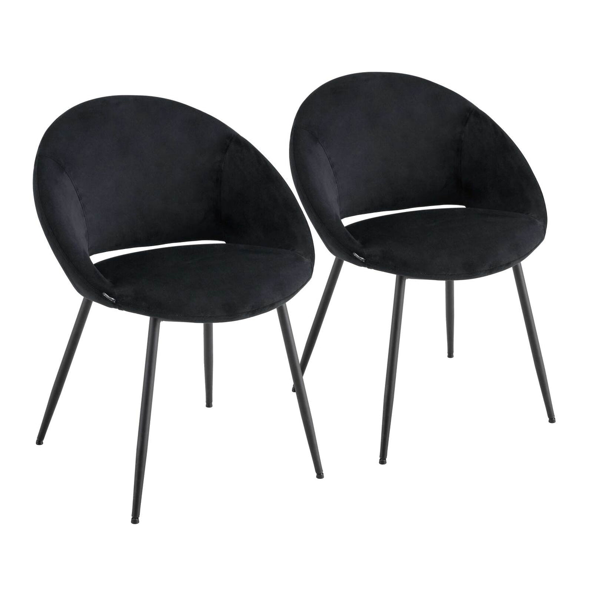 Chaise Structure peuplier. acier et velours – Chaises d'intérieurs – HygiRéa
