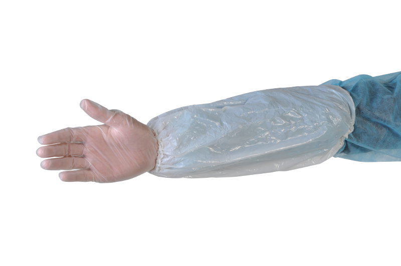 Manchettes élastiquées PE blanche opaque – Manchettes – HygiRéa
