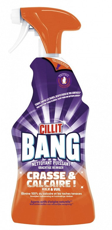 Spray Cillitbang Anticalcaire – Nettoyants sanitaires journaliers – HygiRéa