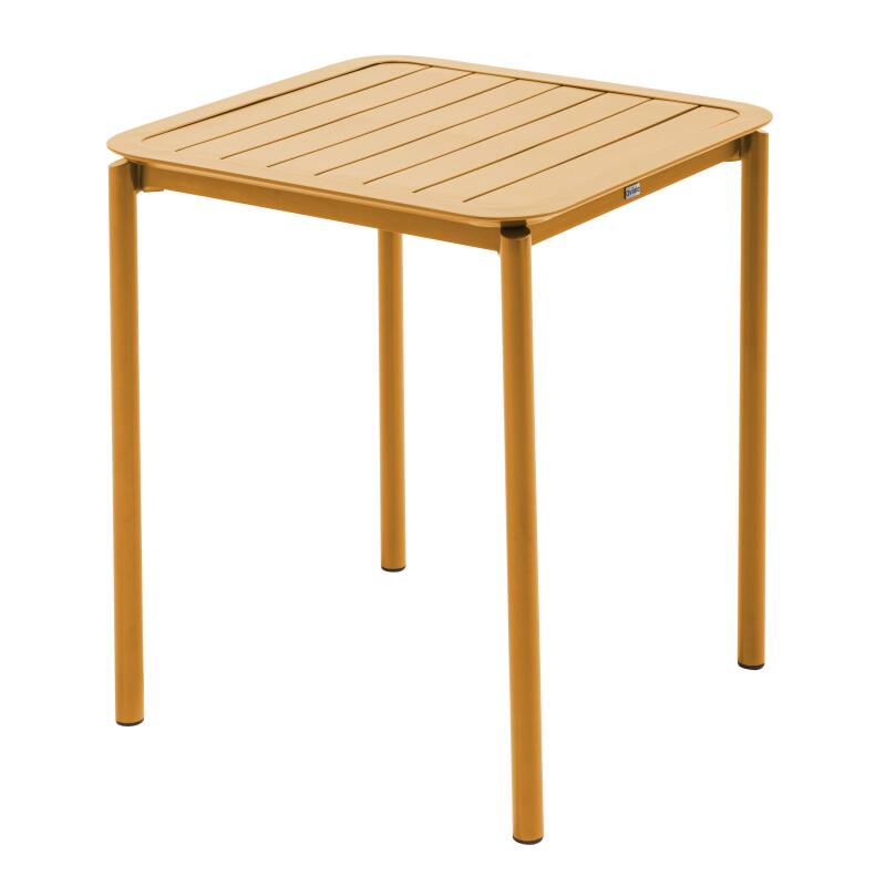 TABLE CARRÉE EMPILABLE EN ALUMINIUM - 4 PERSONNES - ALIMADA