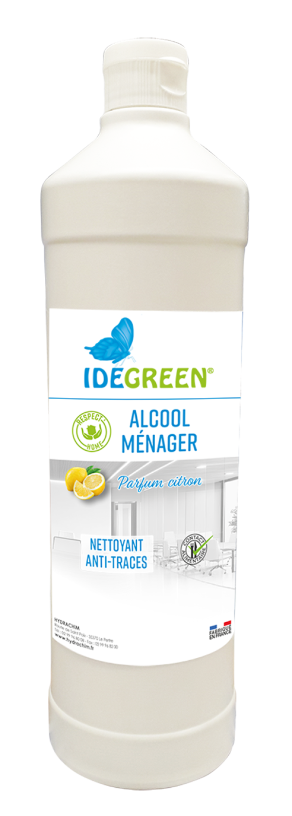 ALCOOL MÉNAGER CITRON - ECODETERGENT ECOCERT - 1L