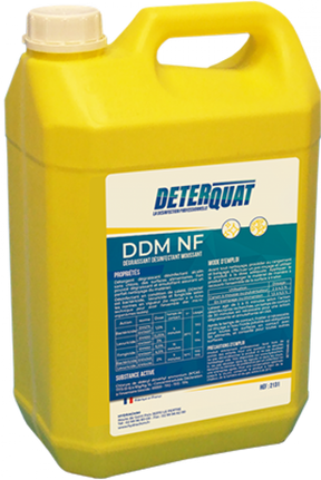 DETERQUAT DDM – Degraissant Désinfectant - concentré - non chloré - moussant – HygiRéa